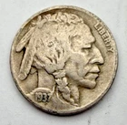 1937-P Buffalo Nickel US 5c ~  Half Horn ~ Ultra Low Start Bid!~ E01