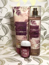 Bath & Body Works Together Weather Body Mist & Body Cream New Set of 2
