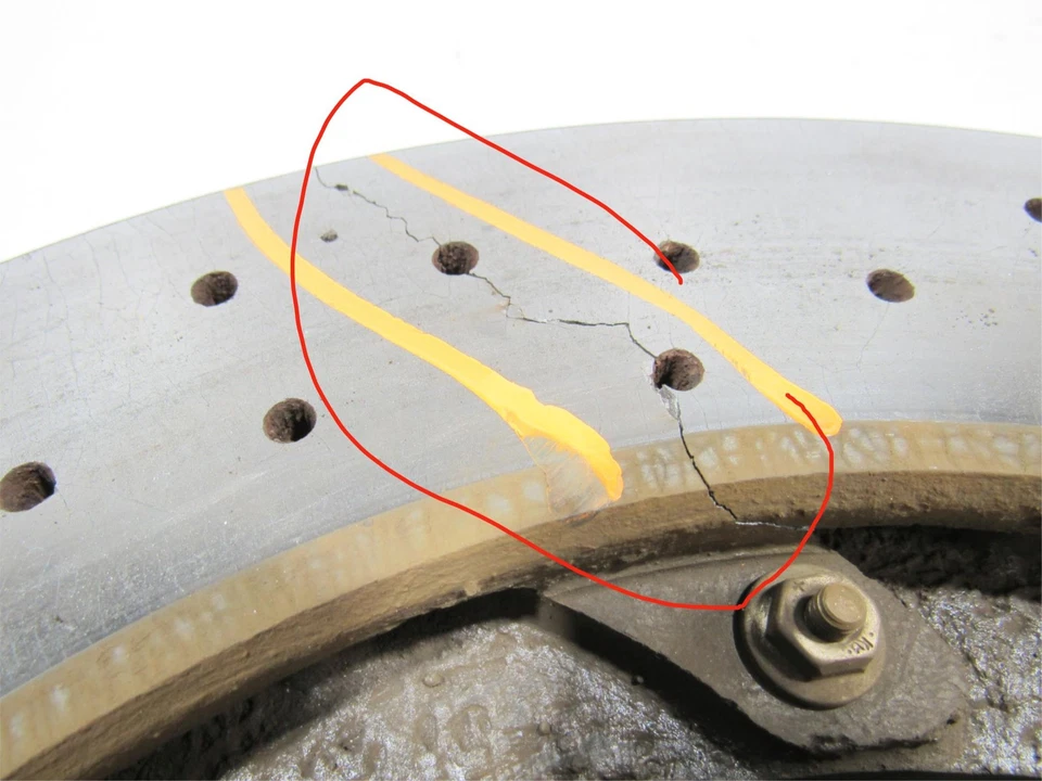 Disco rotor freno conductor trasero izquierdo bmw m4 f82 2015 carbono cerámica 15-20; $7 Foto 4 de 4