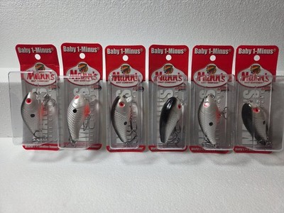 Mann's Bait Company Baby 1- (6 lures of Pearl/Black)
