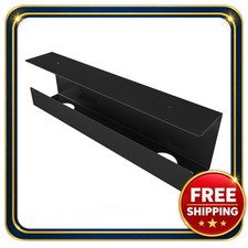Cable Management Tray 17 Inch Steel Under Desk Organizer Black