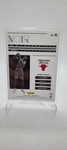 2015-16 Panini Noir Color #190 Bobby Portis #/99 Rookie - Picture 2 of 2