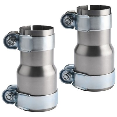 Patioer 2.5'' to 3'' Exhaust Adapter Reducer with Clamps, 2 Pack