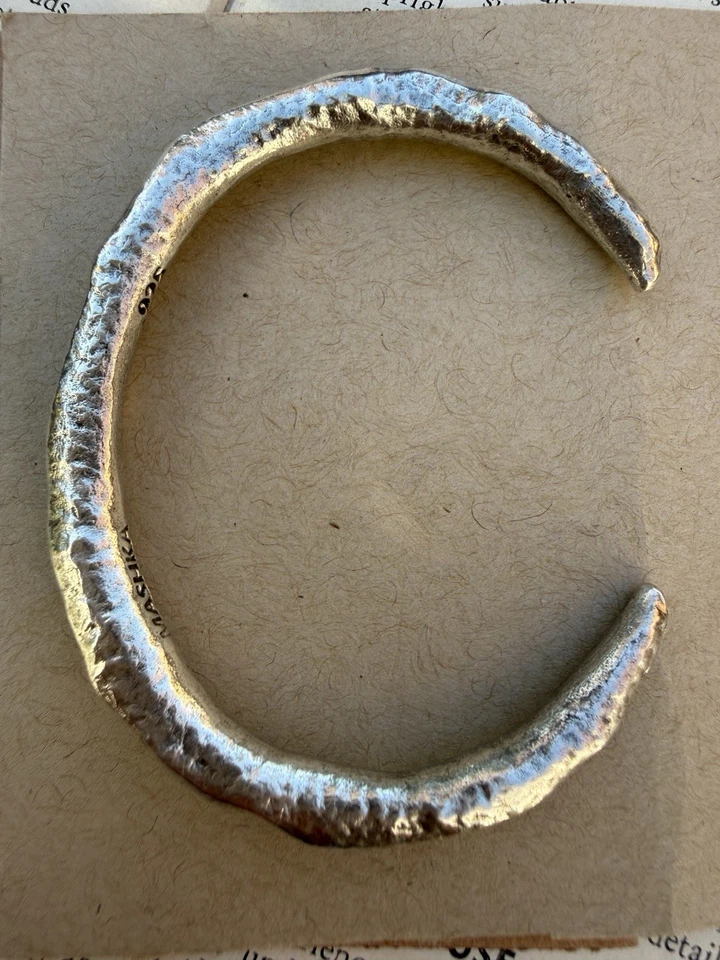 Mashka Ethiopian Opal And Sterling Silver “Pod”Cuff. Fantastic! 6.75-7” - Image 4 of 4