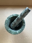 Green Marble Mortar and Pestle set Spice Mixer Set 3.25x3 In — photo 1