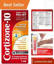 Cortizone-10 Maximum Strength Itch Relief Ointment - 2 oz, Water Resistant