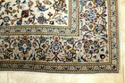 10X7 1960's EXQUISITE SIGNED ISFAHANIAN 200+KPSI HAND KNOTTED WOOL KASHANN RUG — photo 8