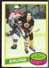 Al Secord Rookie Card 1980-81 O-Pee-Chee #129. rookie card picture