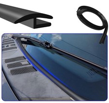 5.6ft Car Windshield Cowl Rubber Seal Strip For Toyota Camry Yaris Accessories
