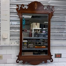 Antique American Chippendale Revival Mirror, ...