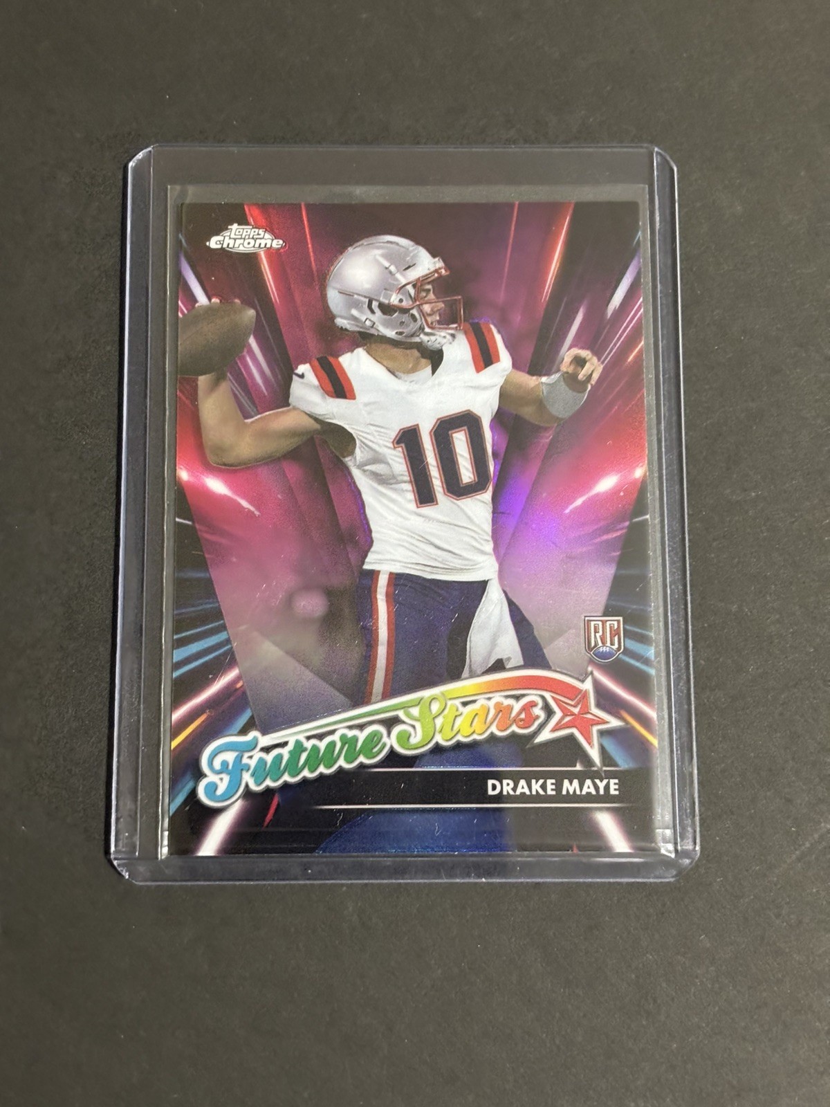 2024 Topps Chrome - Future Stars Drake Maye #FS-3 Pink Refractor (RC)