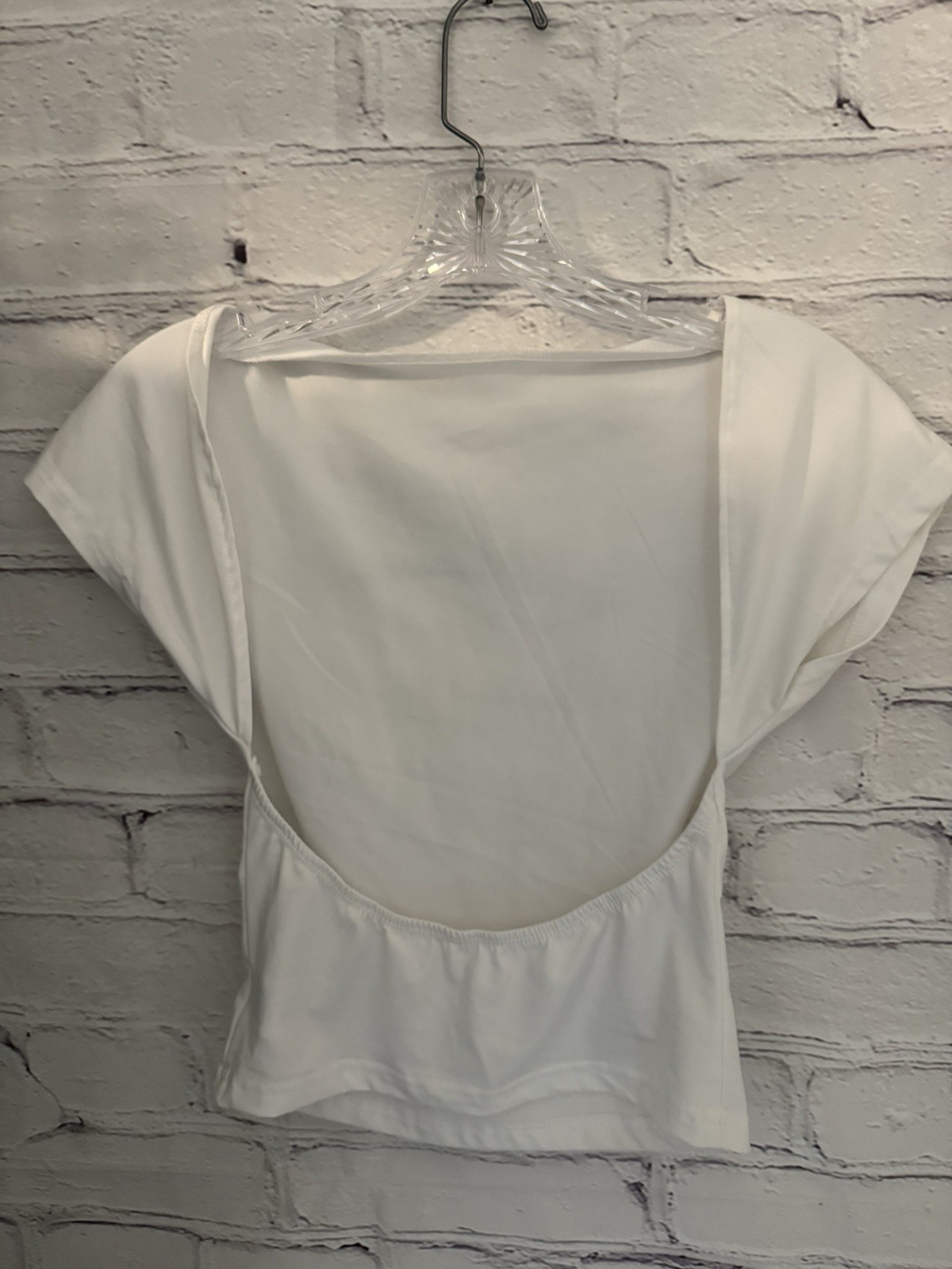 Shein (2 Pack) Solid Pink & Solid White Crop Tops… - image 6