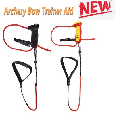 1pc Archery Bow Trainer Aid Rubber Stretch Bands Release Training Device Aids