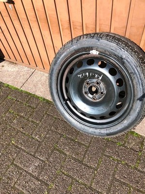 1xkomplette Reserverad Ersatzrad+Felge 205/45R16 83W für VW Golf4,Seat,Skoda,A3