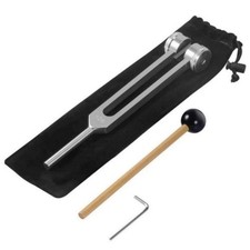 Healing Tuning Fork with Silicone Hammer 128Hz Sound Therapy Musical