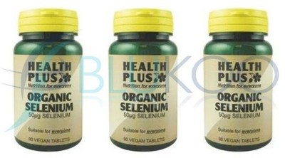 Health Plus Selen 50ug - 90 Tabs (3er Pack)