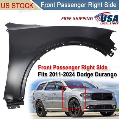 Front Passenger Fender For 2011-2026 Dodge Durango Primed Steel 55369734AC