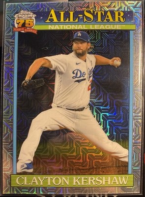2026 Topps Chrome All-Star Clayton Kershaw Mojo #91ASC-33 Dodgers MLB