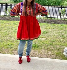 Afghan Kuchi Handmade Party Dress Afghani traditional clothes Beaded