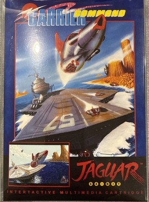 Atari Jaguar Carrier Command Cartridge Brand New Complete CIB