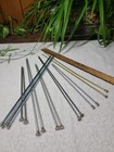 Mixed Lot of Metal Knitting Needles — photo 1