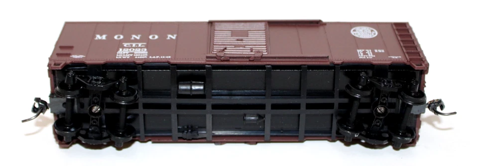 Bev-Bel Athearn 2397-1 HO 40' SD Boxcar Monon CIL 12023 Built Boxed KDs - Image 3 of 4