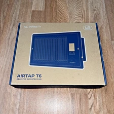 AC Infinity AirTap T6 6″ x 10″ Quiet Register Booster Fan – New, Bronze