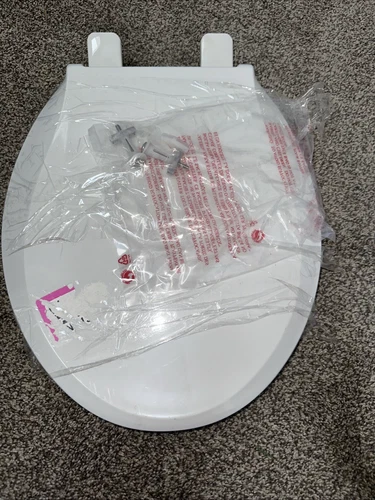 Kohler Toilet. Seat T12 4639-RL-0 Cachet ReadyLatch Round-Front Quiet-Close READ