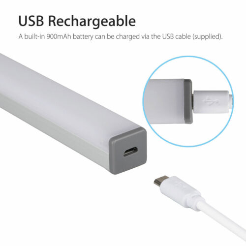 LED Unterbauleuchte Mit Bewegungsmelder USB Batterie Leiste Küche Schrank Licht - Bild 8 von 14