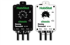 Habistat Dimming Thermostat Upto 600w Black Or White Classic Reptile Vivarium