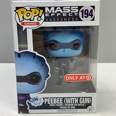 NIB Funko Pop Mass Effect Andromeda Peebee with Gun 194 Target Exclusive Figure