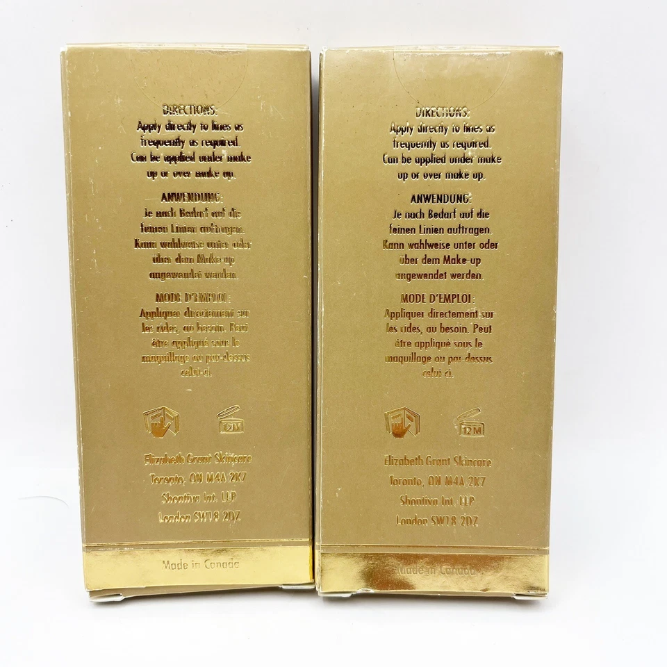 2x Nuevo Pluma Antiarrugas Elizabeth Grant Torricelumn Plus 0.13 OZ Nuevo de Lote Antiguo Foto 2 de 4