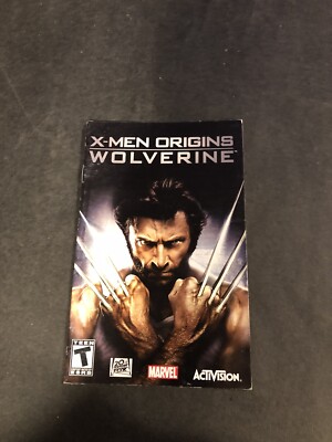 x-men origins wolverine ps2 Manual Only