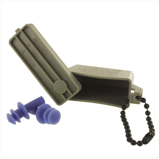 Vanguard EAR PLUGS PLUGS WITH CHAIN AND ACU CASE LARGE SIZE eBay