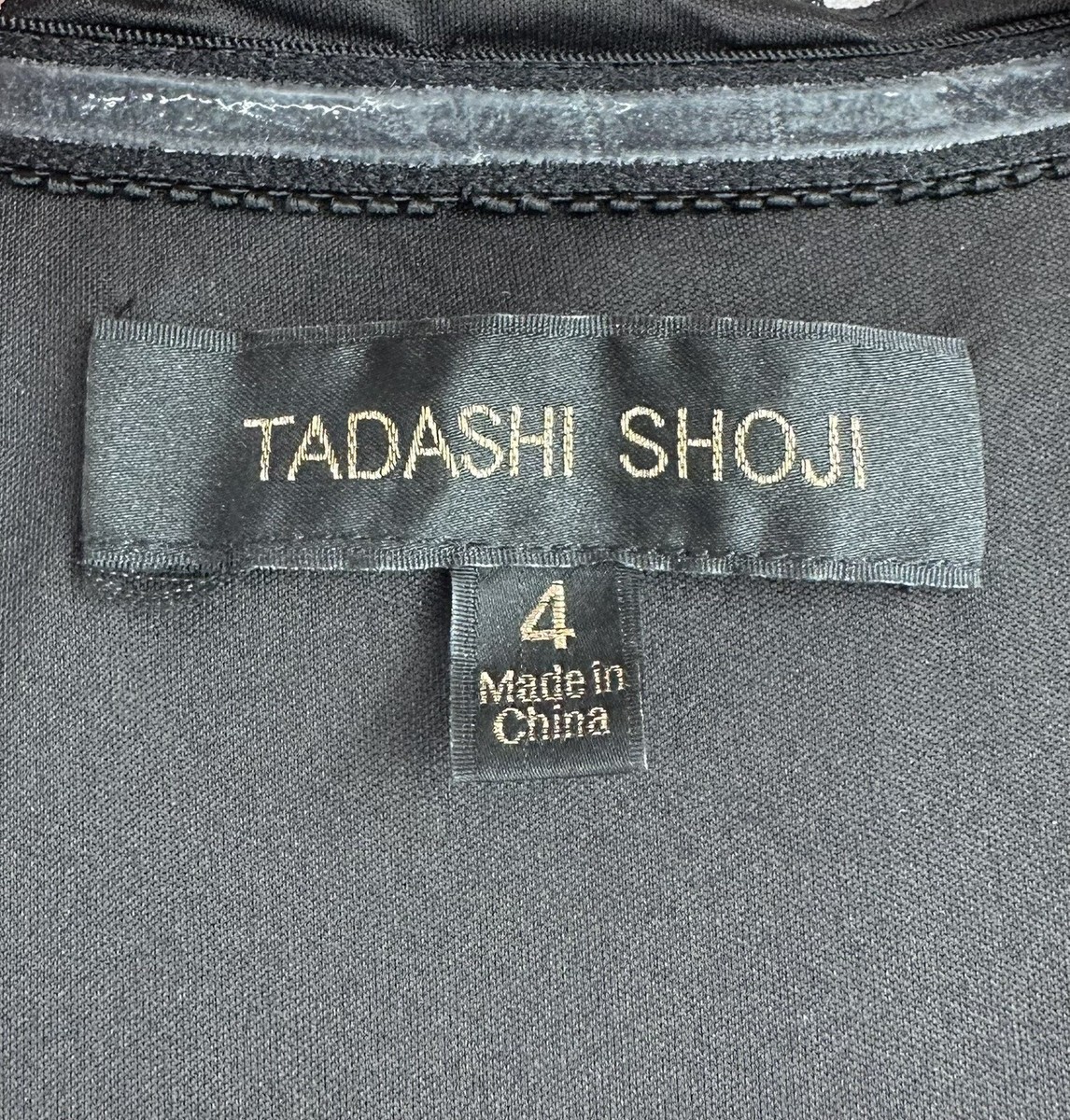 Tadashi Shoji Off The Shoulder Black Lace Floor Length Dress