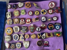 NON-LEAGUE LAPEL BADGES H-R (BROOCH CLASP UNLESS STATED)
