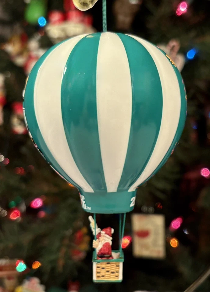 Danbury Mint MICHIGAN STATE SPARTANS Christmas HOT AIR BALLOON Ornament: NCAA - Image 4 of 4