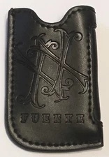 Black Leather Opus X Fuente Lighter Pouch For S.T. Dupont Maxijet Lighter, NIB