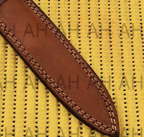 9”HANDMADE D2 DAGGER HUNTER BOOT DOUBLE EDGE KNIFE WOOD HANDLE SURVIVAL - Picture 4 of 4
