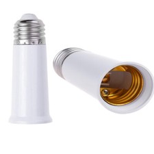 12 piezas E26 a E26 E27 Base Enchufe de Luz Extensor Lámpara Bombilla Adaptador Convertidor