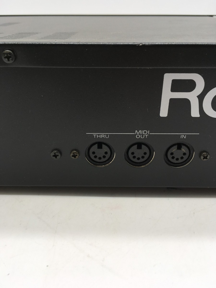 Roland D-550 Rack Synthesizer Module Vintage New Battery Working