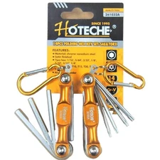 14PC 2 Sets Folding Torx Star Hex Key Wrench Repair Tool 261032A