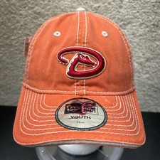 Arizona Diamondbacks Hat Cap Strap Back Orange Red White MLB Baseball YOUTH