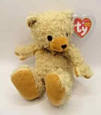 CurlsTy Beanie Baby #40181 PE 2004 Retired Very Soft Bear RARE