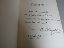 I TREE VERCELLI / DEDICACE RENATO ANGELO VERCELLI / Ref PF