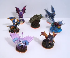 Skylanders Giants Cynder, Spyro, Flashwing, Whirlwind, Zap, Drobot Dragon Lot