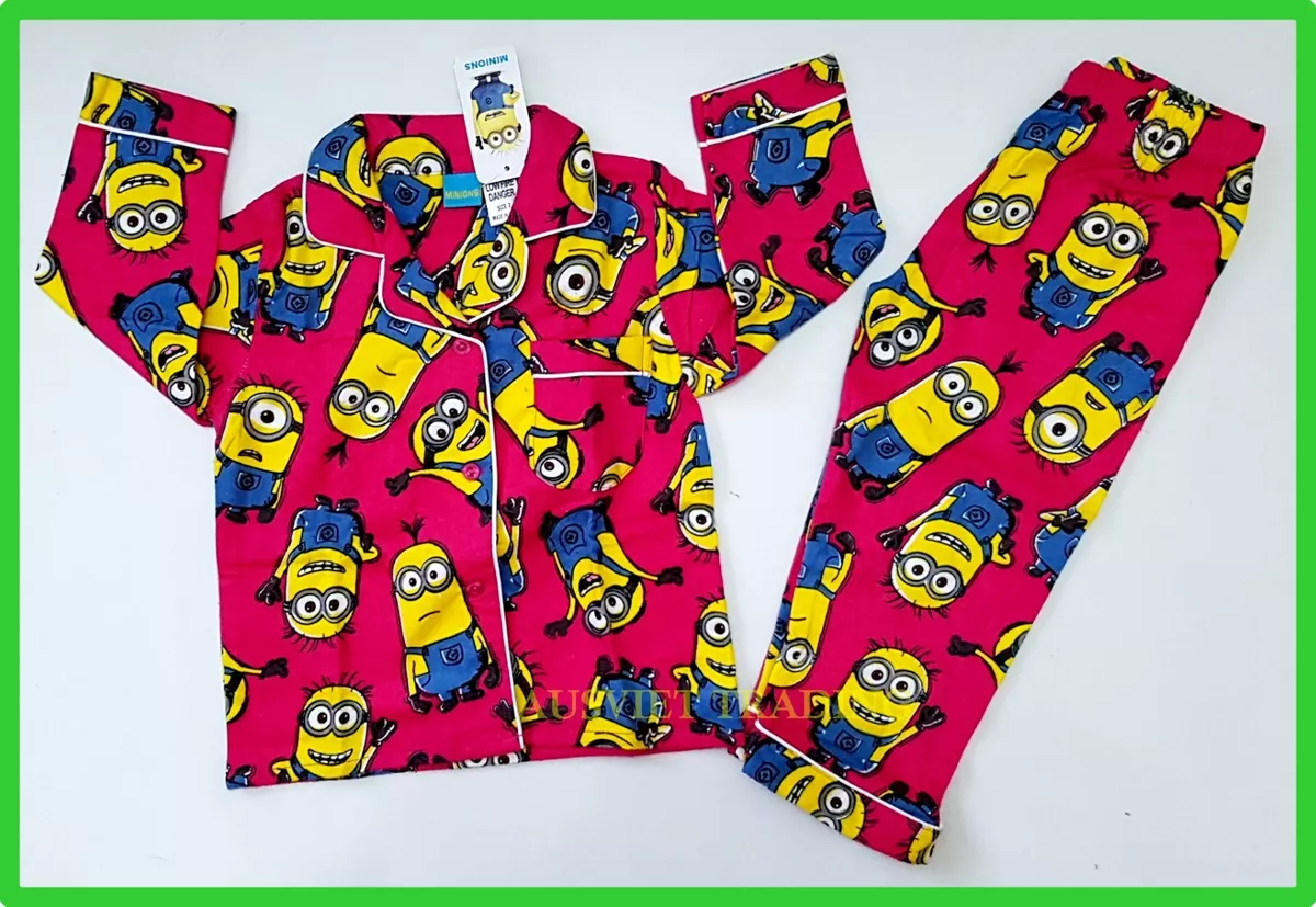 Girls minion pyjamas hot sale
