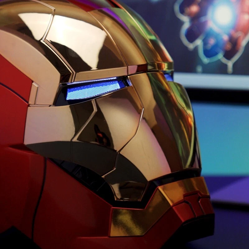 Iron Man 1:1 Helm MK5 MK7 Autoking Vollautomatisch Voicecontrol/ Fernbedienung - Bild 3 von 4