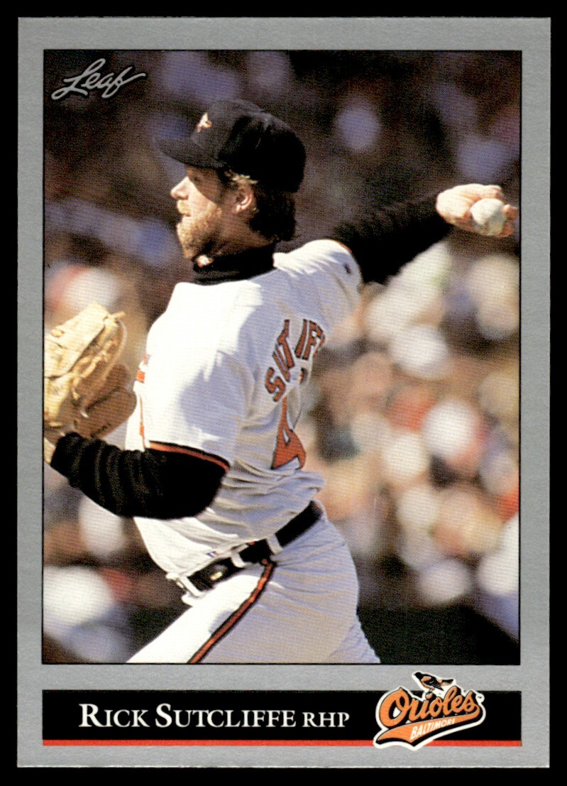 1992 Leaf #508 Rick Sutcliffe Baltimore Orioles