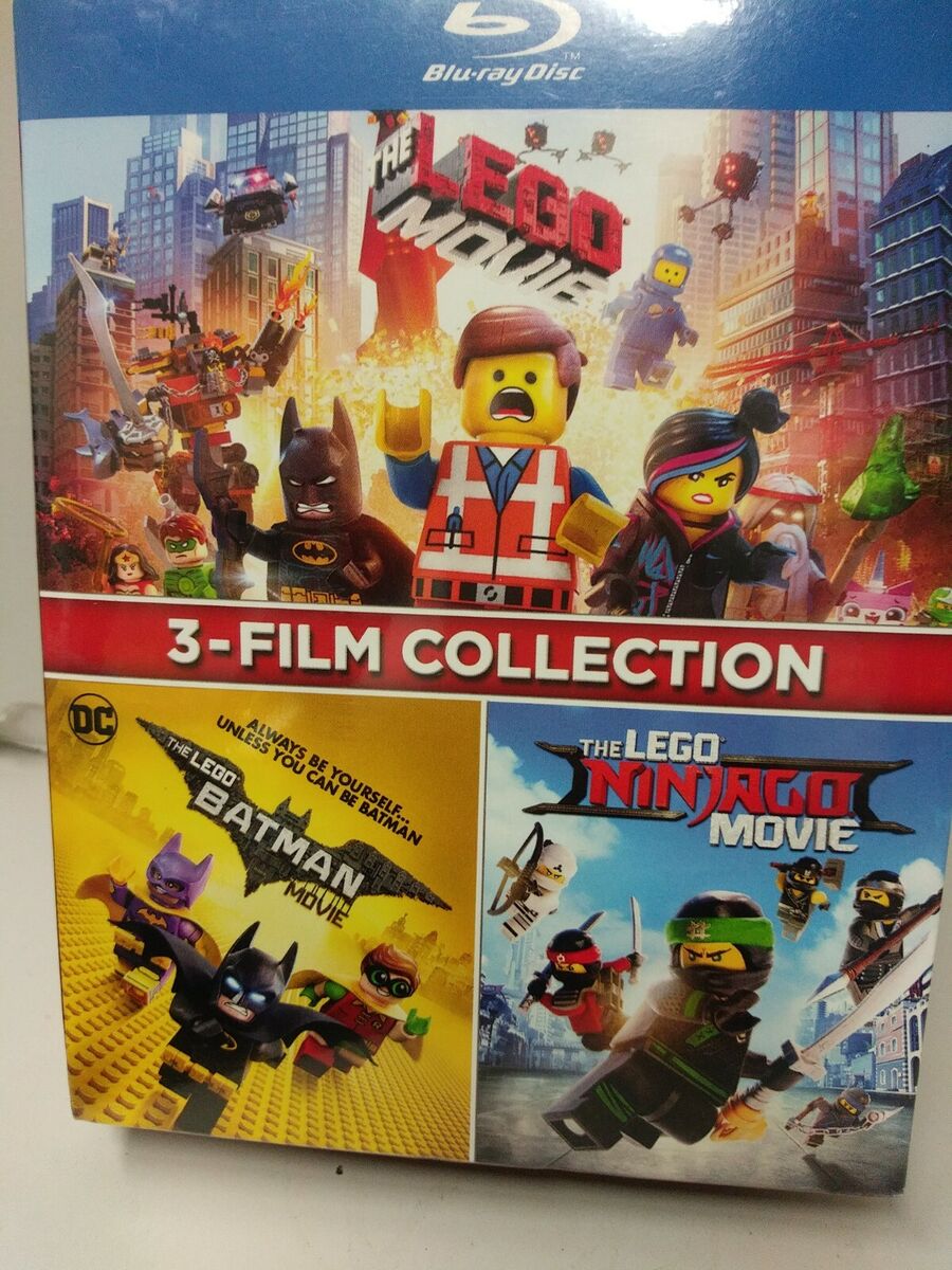 LEGO Blu-ray set: The LEGO Movie, Lego Batman Movie, Lego Ninjago